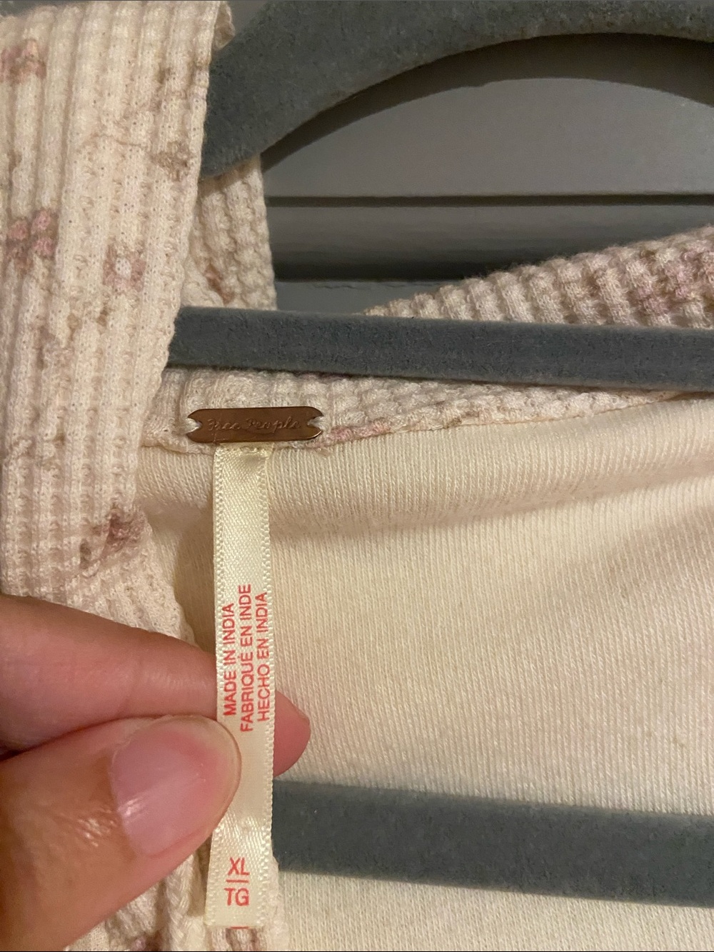 Free People Bali Bring Me Roses 🌹 Sherpa Pullover, XL - Picture 4 of 12